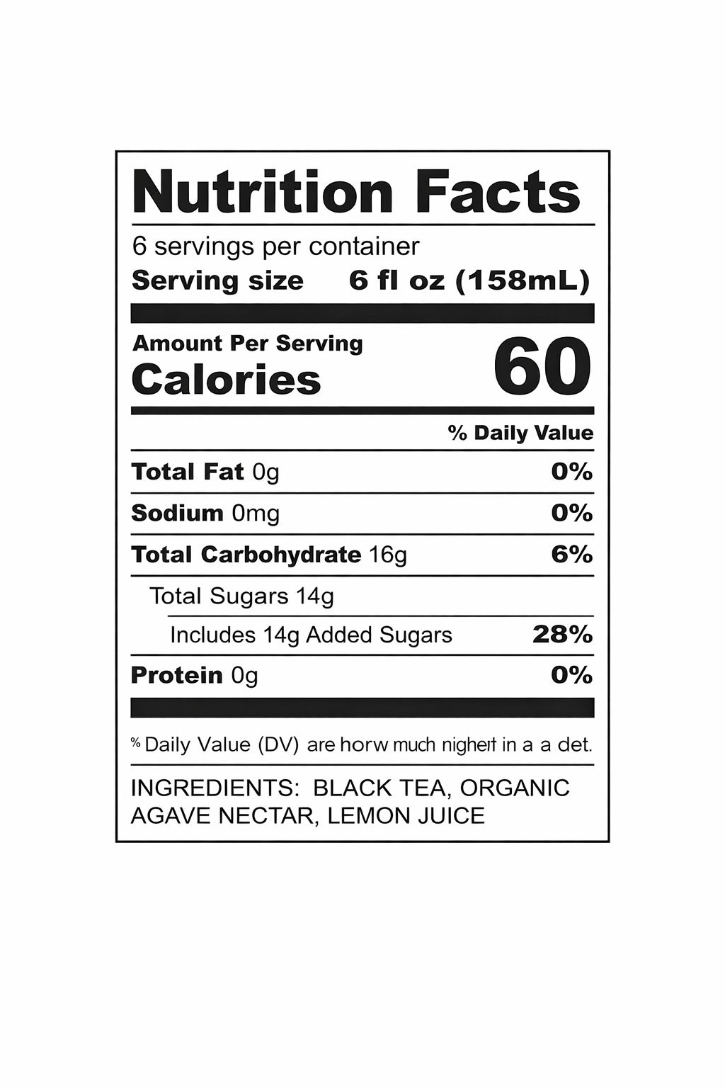 Just Three Natural Iced Tea Lemon 32 fl oz