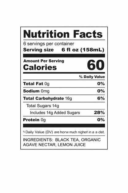 Just Three Natural Iced Tea Lemon 32 fl oz