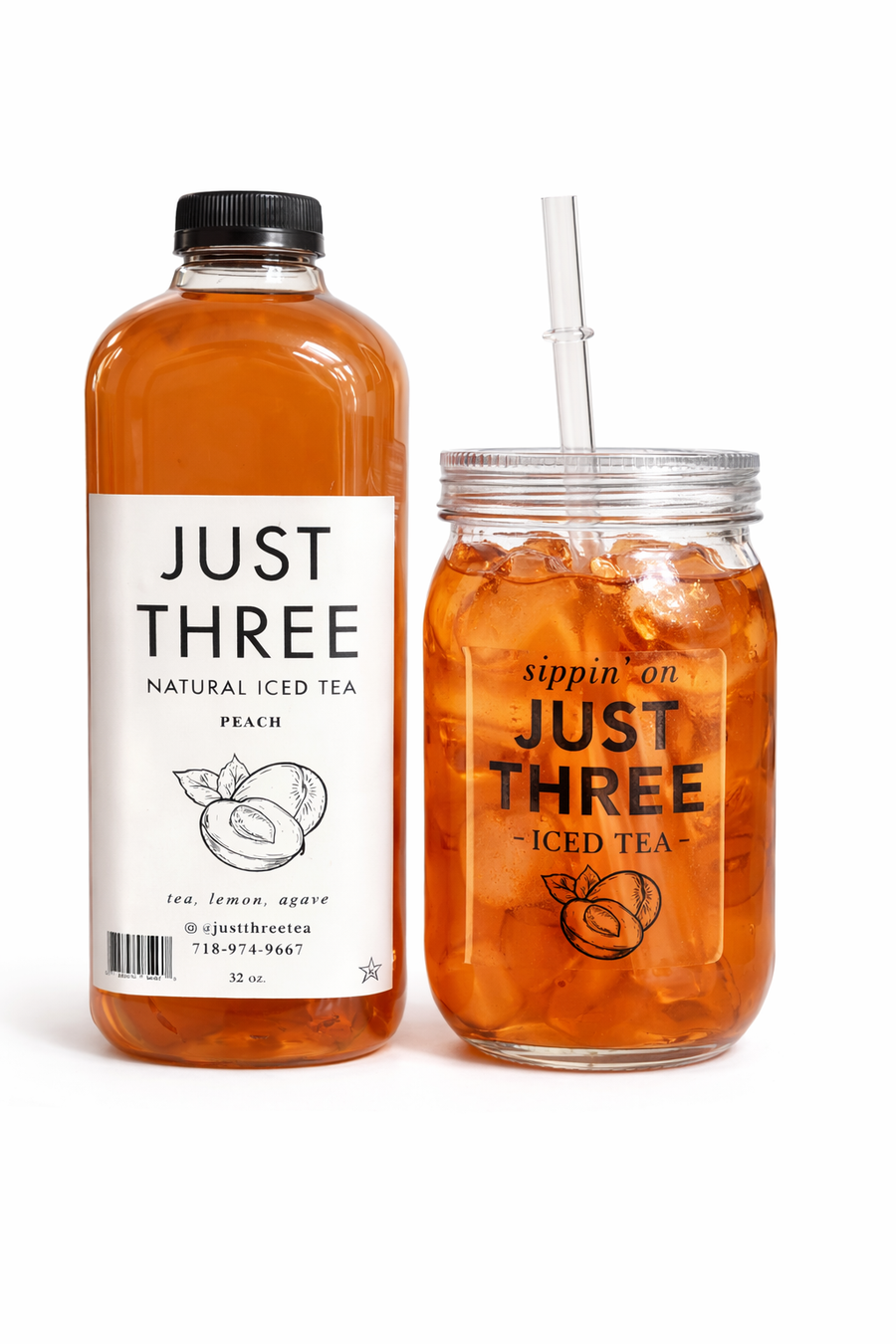 Just Three Tumbler + Natural Iced Tea Duo Mishloach Manot
